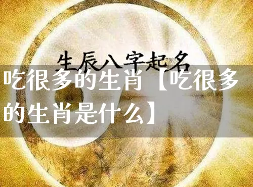吃很多的生肖【吃很多的生肖是什么】_https://www.dao-sheng-yuan.com_道源国学_第1张