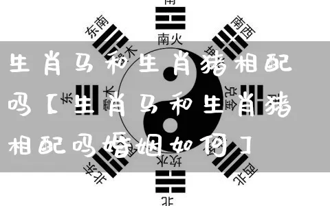 生肖马和生肖猪相配吗【生肖马和生肖猪相配吗婚姻如何】_https://www.dao-sheng-yuan.com_十二星座_第1张