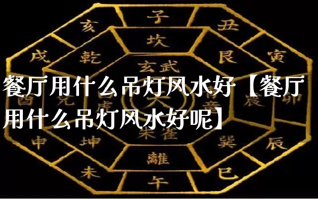 餐厅用什么吊灯风水好【餐厅用什么吊灯风水好呢】_https://www.dao-sheng-yuan.com_十二星座_第1张