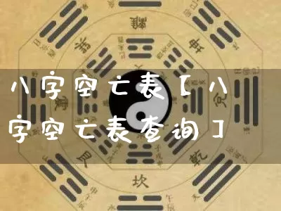 八字空亡表【八字空亡表查询】_八字_第1张_道圣缘 八字空亡表【八字空亡表查询】_https://www.dao-sheng-yuan.com_八字_第1张