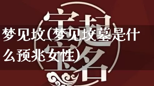 梦见坟(梦见坟墓是什么预兆女性)_https://www.dao-sheng-yuan.com_五行_第1张