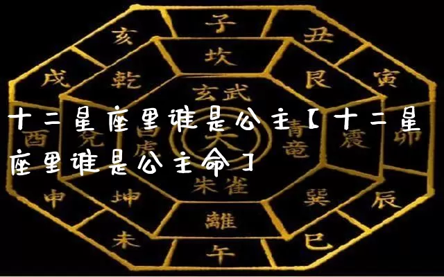 十二星座里谁是公主【十二星座里谁是公主命】_https://www.dao-sheng-yuan.com_五行_第1张