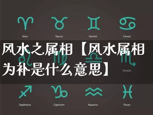 风水之属相【风水属相为补是什么意思】_https://www.dao-sheng-yuan.com_算命_第1张