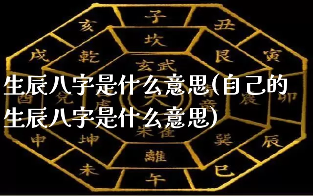 生辰八字是什么意思(自己的生辰八字是什么意思)_https://www.dao-sheng-yuan.com_十二星座_第1张