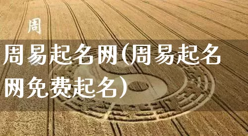 周易起名网(周易起名网免费起名)_https://www.dao-sheng-yuan.com_风水_第1张