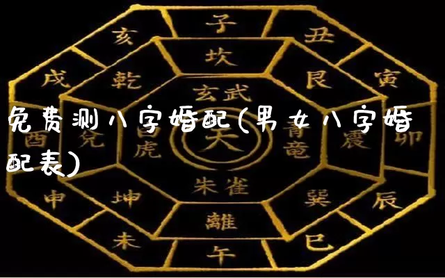 免费测八字婚配(男女八字婚配表)_https://www.dao-sheng-yuan.com_易经_第1张