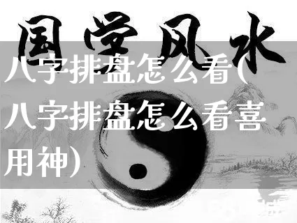 八字排盘怎么看(八字排盘怎么看喜用神)_https://www.dao-sheng-yuan.com_起名_第1张