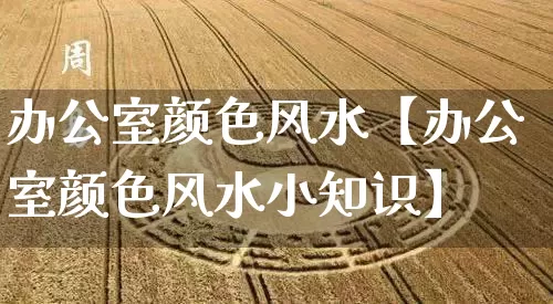 办公室颜色风水【办公室颜色风水小知识】_https://www.dao-sheng-yuan.com_生肖属相_第1张