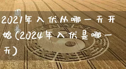 2021年入伏从哪一天开始(2024年入伏是哪一天)_道源国学_第1张_道圣缘 2021年入伏从哪一天开始(2024年入伏是哪一天)_https://www.dao-sheng-yuan.com_道源国学_第1张