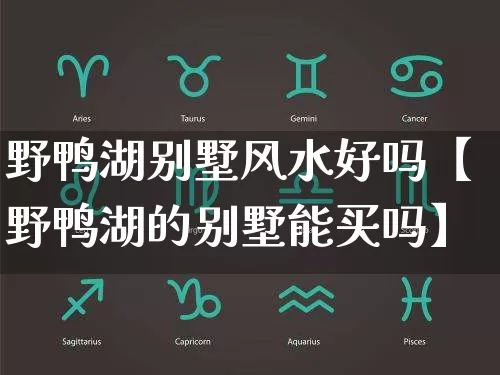 野鸭湖别墅风水好吗【野鸭湖的别墅能买吗】_https://www.dao-sheng-yuan.com_算命_第1张
