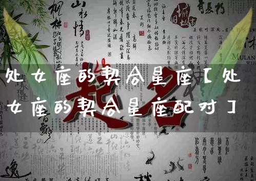 处女座的契合星座【处女座的契合星座配对】_https://www.dao-sheng-yuan.com_风水_第1张