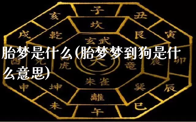 胎梦是什么(胎梦梦到狗是什么意思)_https://www.dao-sheng-yuan.com_起名_第1张